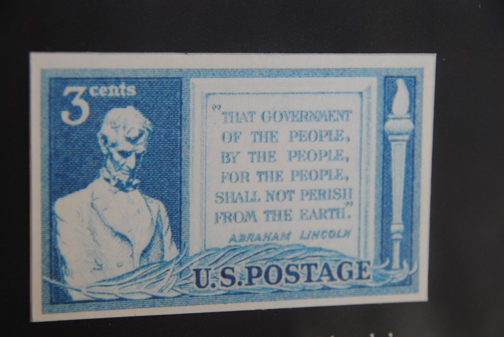 Abraham Lincoln 3 Cent Postage Stamp